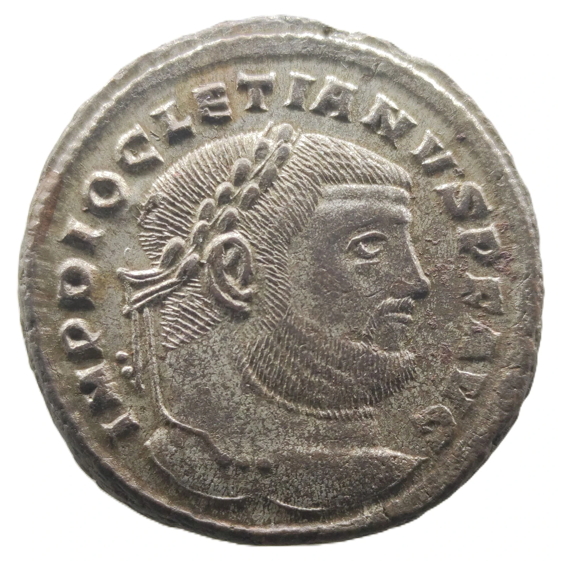 Follis (verzilverd) – Diocletianus – 295–299 n.Chr.