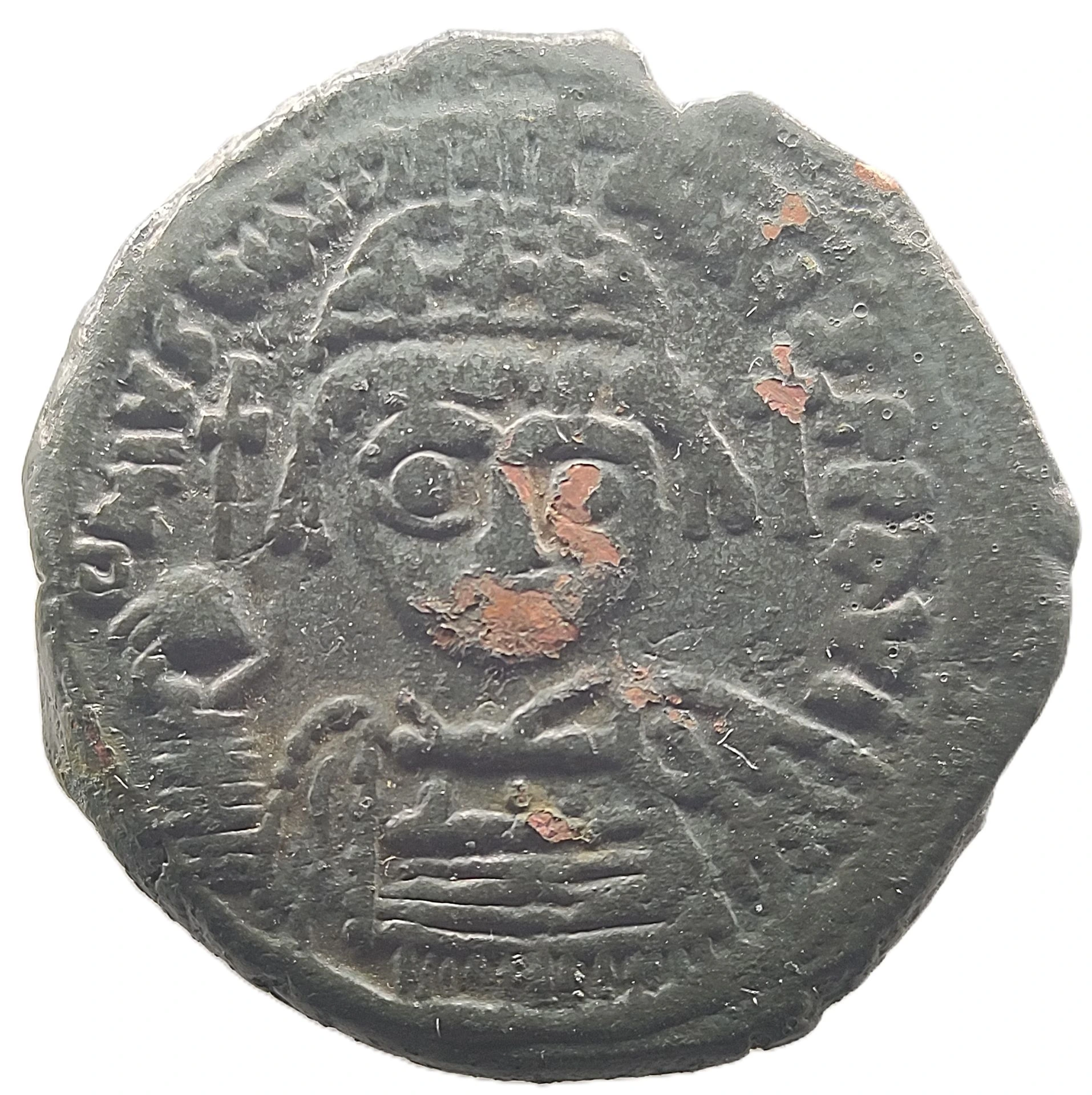Follis – Justinianus I – 556/7 n.Chr. (jaar 30)